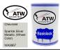 Preview: Chevrolet, Sparkle Silver Metallic (Wheel Color), WA9967: 500ml Lackdose, von ATW Autoteile West.